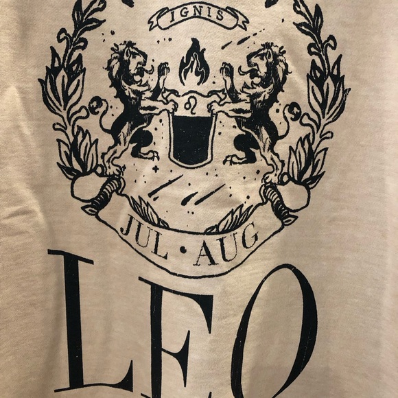 *Anthropologie Free People Horoscope Crew Leo - Picture 6 of 12